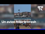 Un avion de chasse frôle le crash lors d'un meeting aérien en Espagne