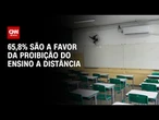 Ensino a Distância: 65,8% são a favor da proibição | GPS CNN