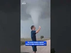 Storm chaser's thrilling tornado pursuit