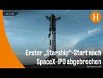 SpaceX: Einbruch am Aktienmarkt und Abbruch auf der Startrampe