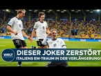 U21-EM 2025: Deutschland schlägt Italien nach Verlängerung – jetzt Halbfinale gegen Frankreich