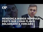André Mendonça manda remover de posts que ligam Flávio Bolsonaro a Vorcaro e milícias; entenda