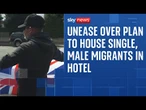 Protesters in the Wirral explain why they oppose migrant hotel plan