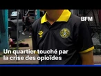 Mondial: violemment touché par la crise des opioïdes, ce quartier change son image grâce au football