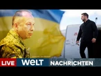 PUTINS KRIEG: Ukraine wechselt Armeechef! Selenskyj entlässt Syrskyj nach Protesten | WELT LIVE