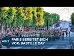 BASTILLE DAY: Ukraine und 35 Verbündete proben Parade auf den Champs-Élysées – im Überblick