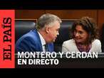 DIRECTO | Declaraciones María Jesús Montero y Santos Cerdán | EL PAÍS