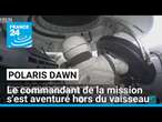 Polaris Dawn : le commandant de la mission s'est aventuré hors du vaisseau • FRANCE 24