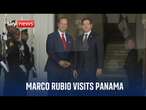 US Secretary of State Marco Rubio meets Panamanian President Jose Raul Mulino