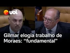 Gilmar Mendes: Alexandre de Moraes presta um serviço fundamental à democracia