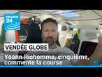 Vendée Globe 2024 : Yoann Richomme, cinquième, commente la course sur France 24 • FRANCE 24