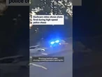 Dashcam video shows shots fired during high-speed police chase