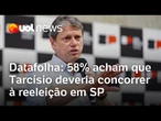 Pesquisa Datafolha: 58% quer Tarcísio disputando reeleição em SP; 30%, a Presidência