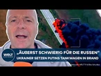 UKRAINE-KRIEG: Putins Versorgung brennt! Fahrt über Krim-Brücke wird zur tödlichen Falle