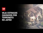 Imagens aéreas mostram danos causados no Japão por terremoto de 7,1 | CNN BRASIL
