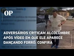 Adversários criticam Alcolumbre após vídeo em que ele aparece dançando forró; confira