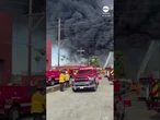 Firefighters continuing to battle weeklong warehouse fire in Los Angeles