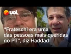 Haddad em velório de Fratesch, ex-deputado: 'Uma das pessoas mais queridas no PT'