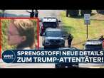 DONALD TRUMP: Er hatte Sprengstoff - Polizei veröffentlicht neue Details über Attentäter Crooks!