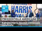 Convention démocrate : Kamala Harris bientôt intronisée candidate du parti • FRANCE 24