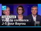 Vote de confiance J-5 : Nicolas Sarkozy charge l'exécutif, François Bayrou continue d'y croire