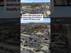 Drone video shows path of destruction left behind by deadly UPS plane crash