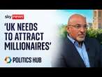 Nadhim Zahawi: Wealthy people leave Britain amid tax concerns