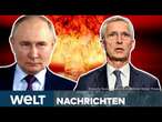 PUTINS KRIEG: Eskalationsspirale dreht sich weiter! Nun droht auch die Nato mit Atomwaffen! | STREAM