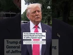 Trump defends Attorney General Bondi over handling of Jeffrey Epstein report