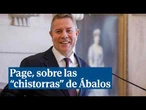 Page, sobre las "chistorras" y "lechugas" de Ábalos: "Es absolutamente lamentable"