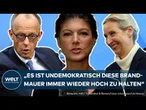 SAHRA WAGENKNECHT: "Großes Politversagen"? BSW-Chefin rät der CDU zur Koalition mit der AfD!