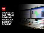 Chuvas em São Paulo: governo prorroga gabinete de crise | CNN NOVO DIA