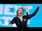 Dame Andrea Jenkyns performs self-written song 'Insomniac' at Reform UK conference