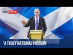 Scottish First Minister gives speech on tackling child poverty