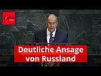 Lawrow: Russland wird Deutschland "niemals" als Mitglied im UN-Sicherheitsrat zulassen