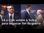 Irã e EUA voltam à Suíça para negociar o fim da guerra no Oriente Médio