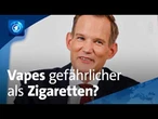 „Diese Substanzen machen hochgradig abhängig“ – Hendrik Streeck zu Vapes und Zigaretten