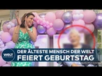 GROßBRITANNIEN: Happy Birthday Ethel Caterham! Der älteste Mensch der Welt feiert Geburtstag
