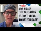 Civilian injuries in Gaza comparable to those 'normally seen in soldiers', says surgeon