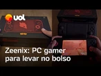 Testamos o Zeenix Lite, PC gamer que dá para levar no bolso