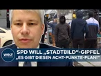 DEUTSCHLAND: Heftiger Streit um Merz! SPD will Gipfel mit Union zum "Stadtbild" im Kanzleramt