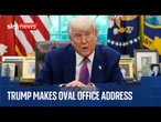 Donald Trump speaks from the Oval Office ahead of Alaska meeting with Vladimir Putin