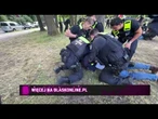 KOPALI BĄKIEWICZA KOLANEM W TWARZ! Brutalna pacyfikacja Polaków w Berlinie!
