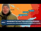 UKRAINE-KRIEG: Frontlinie vor Bruch - Russen vor strategischem Verkehrsknotenpunkt Pokrowsk