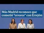 Más Madrid reconoce que cometió 