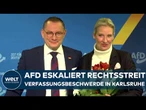 RECHTSEXTREMISTISCHER VERDACHTSFALL: AfD zieht gegen Verfassungsschutz vor Bundesverfassungsgericht