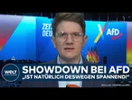 ERFURT: Machtkampf in AfD! Showdown bei zweiter Runde des Parteitags! Organisation im Fokus