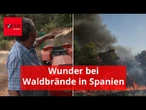 Feuerwalze frisst sich bis auf 10 Meter an Dorf heran – wie durch "Wunder" stoppt sie