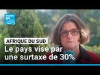 Afrique du Sud : Cyril Ramaphosa dénonce la surtaxe de 30% promise par Donald Trump • FRANCE 24