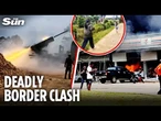 Thailand BOMBS Cambodia with F-16 fighter jets as horror border clashes kill at least 12